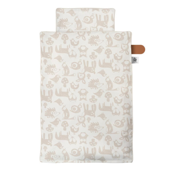 Sebra baby sengetøj, Forest straw beige