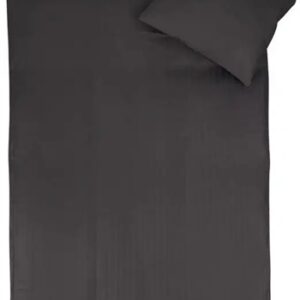 Baby sengetøj 70x100 cm - Antracitgrå - 100% bomuldssatin - Borg Living