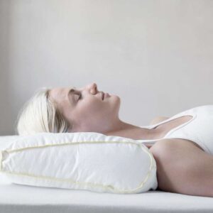 Fossflakes Chiropractic Pillow - Ergonomisk og Kiropraktisk Pude m. Betræk - 34x60 cm.