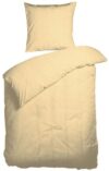 Junior sengetøj 100x140 cm - Gul - 100% økologisk bomuldssatin - Night & Day junior sengesæt