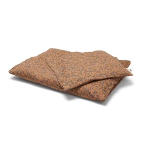 Konges Sløjd sengetøj, Junior, 100x140cm - Winter Leaves Mustard