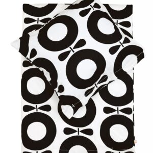 Sengetøj Baby sort og hvid 70x100