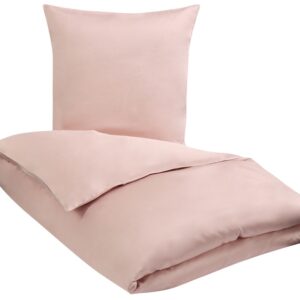 Bambus sengetøj 200x220 cm - Rosa sengetøj - Dobbeltdyne betræk i 100% Bambus - Nature By Borg