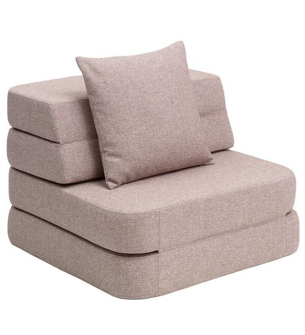 by KlipKlap Foldesofa - 3 Fold Single - 70 cm - Soft Rose/Rose - OneSize - by KlipKlap Sofa