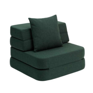 By KlipKlap KK 3 Fold Sofa Single Deep green (Soft)