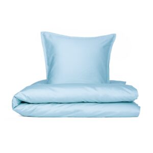 Enkelt sengetøj Egyptisk bomuld lys blå