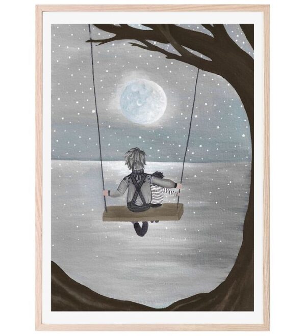 That's Mine Plakat - 50x70 cm - Swinging In The Moonlight - OneSize - Thats Mine Plakat