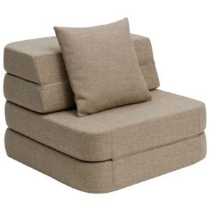 by KlipKlap Foldesofa - 3 Fold Single - 70 cm - Sand/Sand