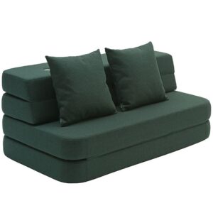 by KlipKlap Foldesofa - 3 Fold Sofa XL - 140 cm - Deep Green