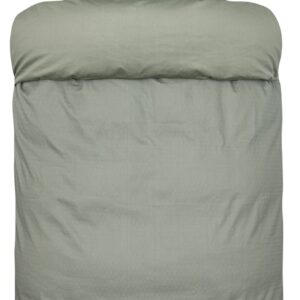 Grønt sengetøj 140x220 cm - Helsinki - Ensfarvet sengetøj - 100% bomuldssatin - Høie