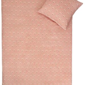 Junior sengetøj 100x140 cm - Summer rosa - 100% Bomuldssatin - By Night sengesæt