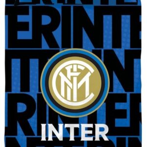 Sengetøj 140x200 cm - FC Inter Milan sengesæt - Fodbold sengetøj i 100% bomuld