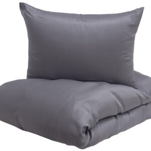 Sengetøj 200x220 cm - Enjoy grå - 100% Bambus sengesæt - Turiform sengetøj til dobbeltdyne
