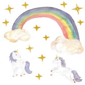 That's Mine Wallsticker Unicorn Rainbow