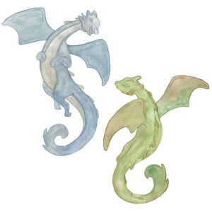That's Mine Wallstickers - Dragons Pair - Multi