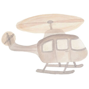That's Mine Wallstickers - Helicopter - Multi