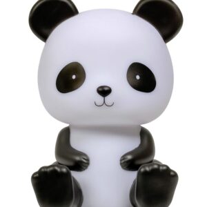 A Little Lovely Company Natlampe - Panda - 19 cm - Sort/Hvid