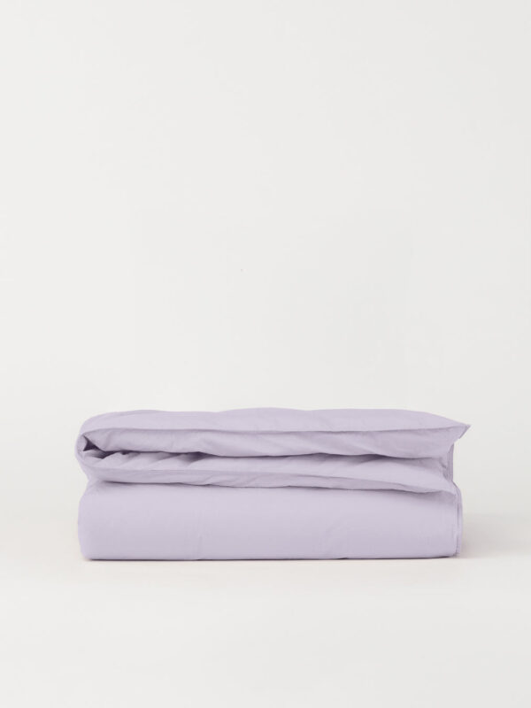 DAWN - Percale Dynebetræk - Lavender Mist - 140x220 cm - 100% økologisk bomuld - Lavendel