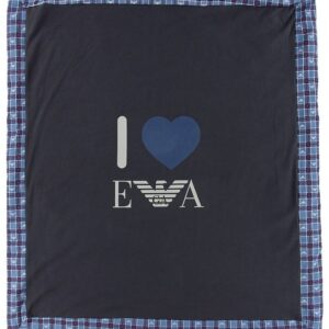 Emporio Armani Tæppe - 80x80 - Navy m. Print