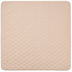 MarMar Tæppe - Quiltet - 120x120 - Alida - Beige Rose