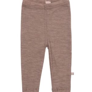 Smallstuff Leggings - Uld - Rib - Soft Powder