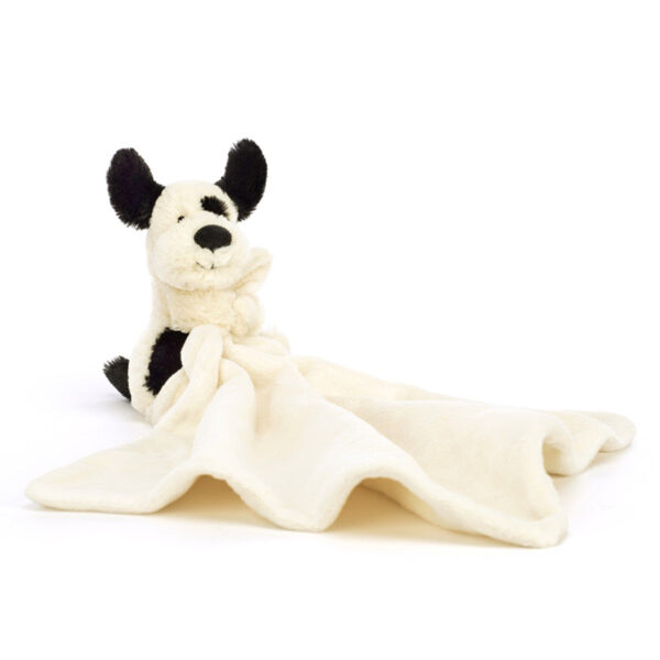 Bashful Hund Sort/Creme, Nusseklud, Baby Jellycat