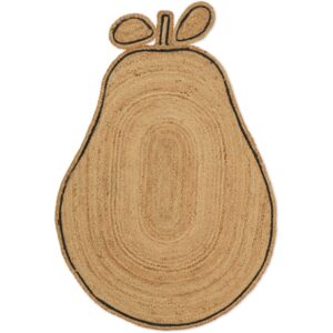 Ferm Living Pear Flettet Jute Tæppe Natural