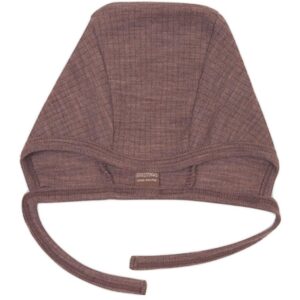 Smallstuff Uld Drop Needle Baby Hjelm Rose Brown - Str. 56