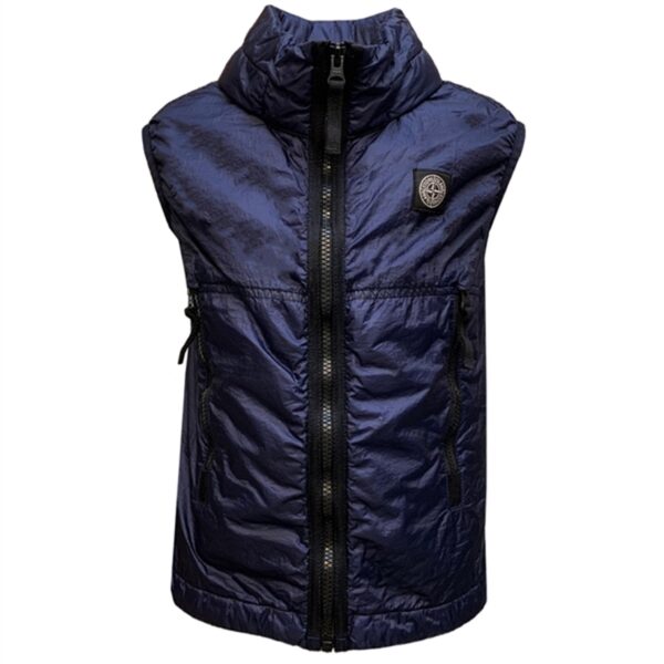 Stone Island Junior Vest Navy - Str. 8 år