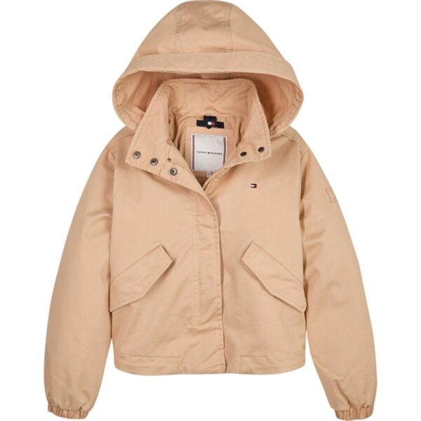 Tommy Hilfiger Cotton Parka Jakke Trench - Str. 14 år