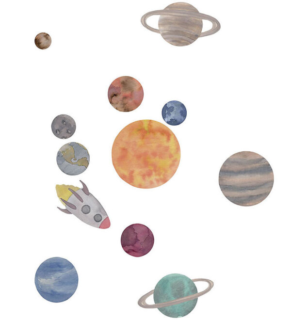 That's Mine Wallstickers - Solar System - Multi