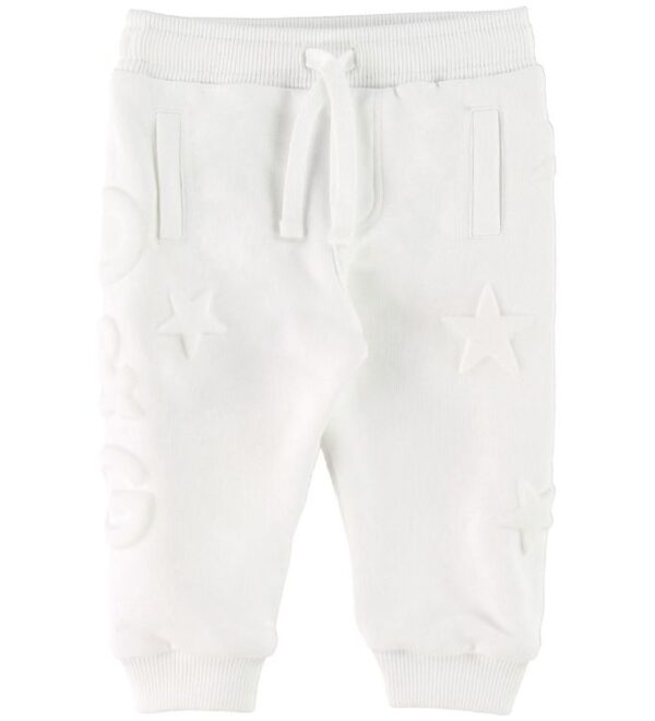 Dolce & Gabbana Sweatpants - Hvid m. Stjerner