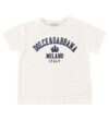 Dolce & Gabbana T-shirt - Essentiels - Hvid m. Tekst