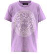 Versace T-shirt - Lilla/Hvid m. Print