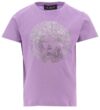 Versace T-shirt - Medusa Strass - Baby Violet m. Krystaller