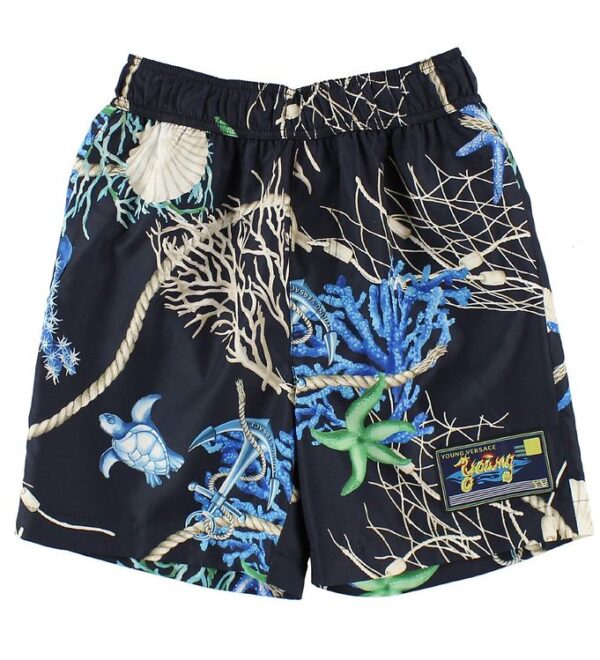 Young Versace Badeshorts - Navy m. Havdyr