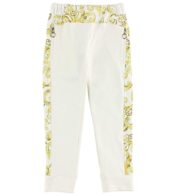 Young Versace Sweatpants - Creme m. Gult Mønster