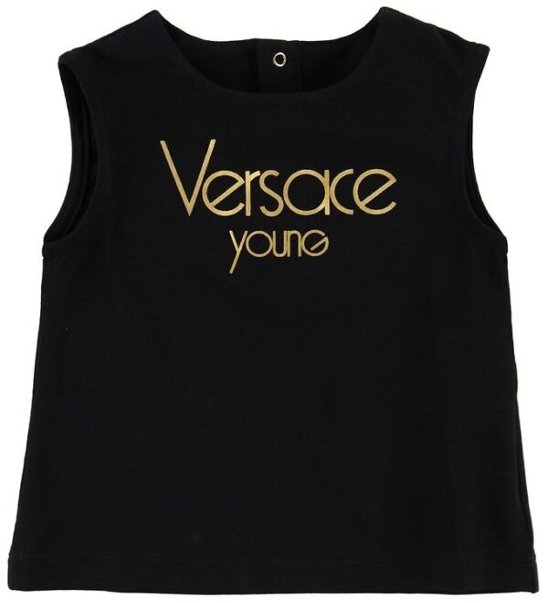 Young Versace Top - Sort m. Guld