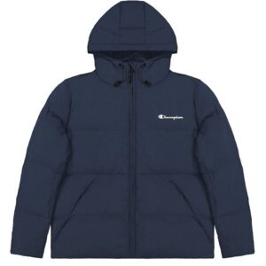 Champion Fashion Dynejakke - Navy m. Logo