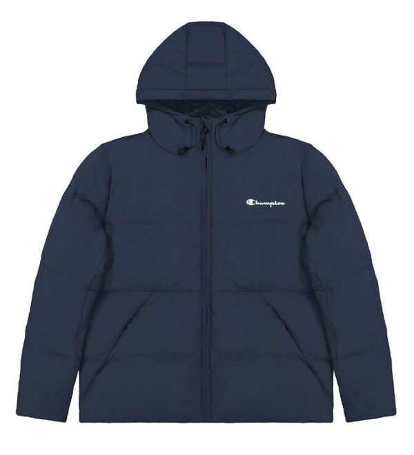 Champion Fashion Dynejakke - Navy m. Logo