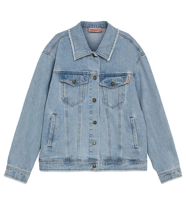 Designers Remix Denimjakke - Miles Oversized - Light Denim