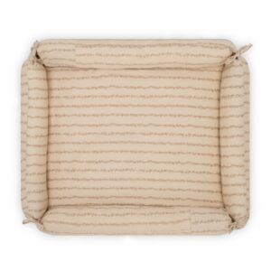 Lucca babynest stor - Leaves stripe