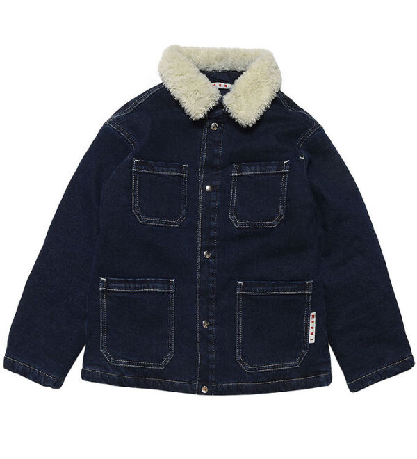 Marni Denimjakke m. For - Navy