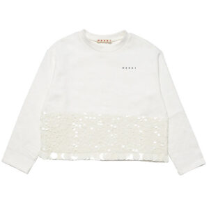 Marni Sweatshirt - Off White m. Pailletter