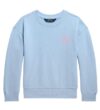 Polo Ralph Lauren Sweatshirt - Longwood - Lyseblå m. Rosa