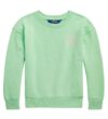 Polo Ralph Lauren Sweatshirt - Longwood - Lysegrøn m. Rosa