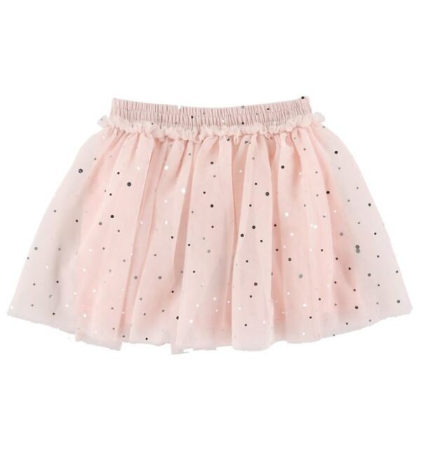 Stella McCartney Kids Tylnederdel - Rosa m. Sølvprikker