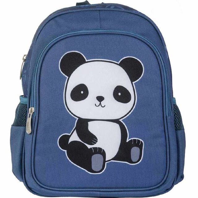 A Little Lovely Company Børnehavetaske m. Termolomme - Panda - B