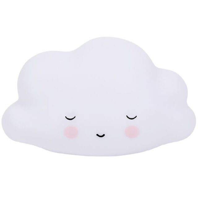 A Little Lovely Company Natlampe - 9x16x5,5 cm - Sleeping Cloud