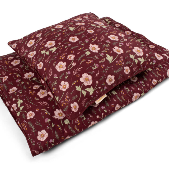 Baby sengetøj GOTS (70x100 cm) - Fall Flowers